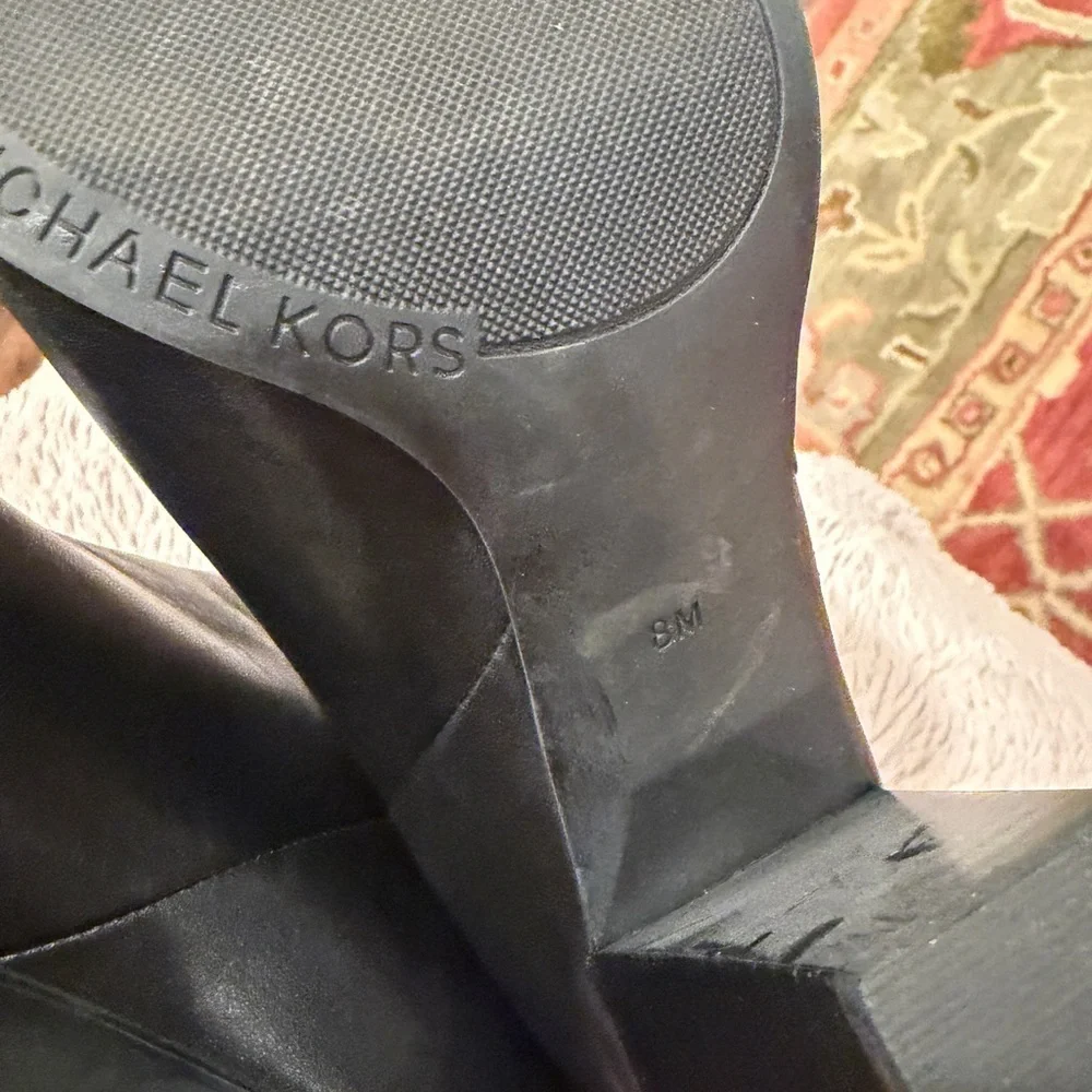 Michael Kors Frenchie Vachetta Leather ankle boot